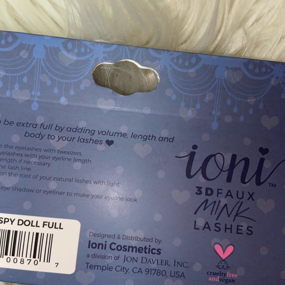 100% Handmade 3D Mink cruelty free vegan Lashes - Picture 3 of 3